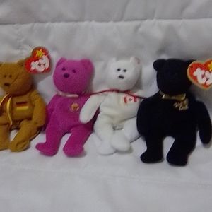 TY beanie babies set